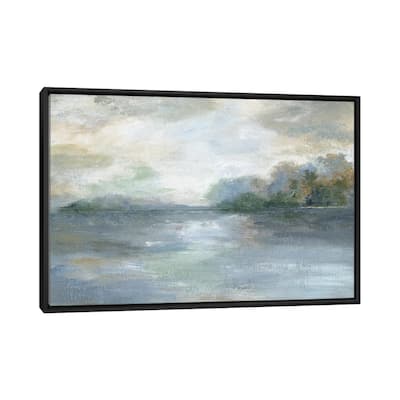iCanvas "Blue Ethereal" by Nan Framed Canvas Print