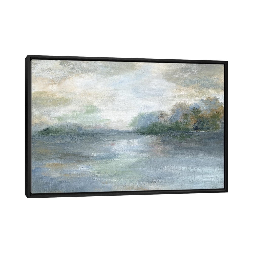 iCanvas "Blue Ethereal" by Nan Framed Canvas Print