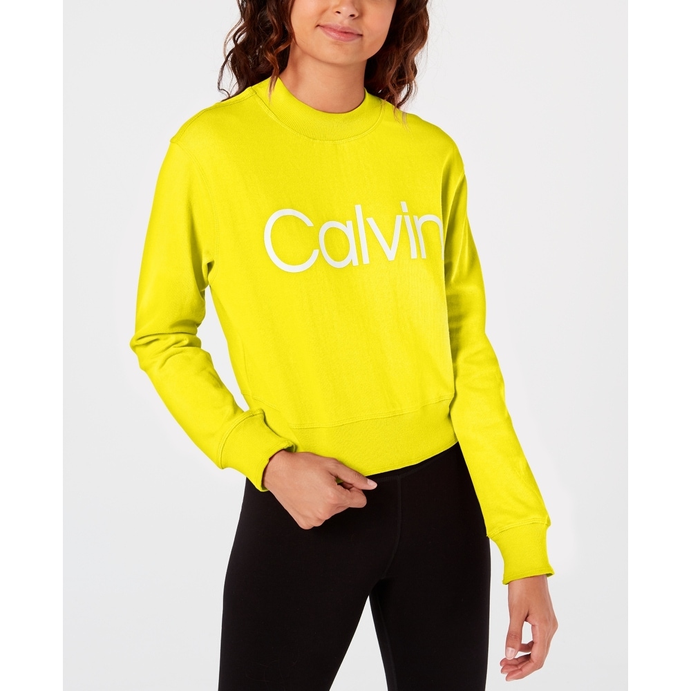 calvin klein performance logo sweatshirt