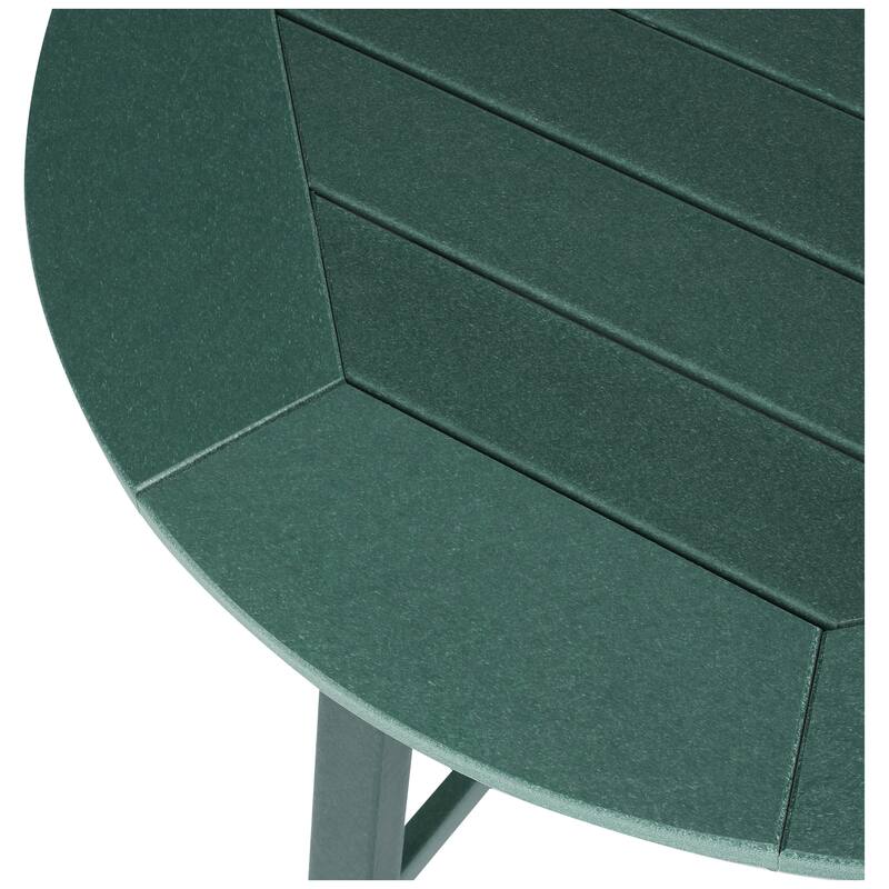 Polytrends Laguna Hdpe All Weather Outdoor Patio 35" Round Counter Table