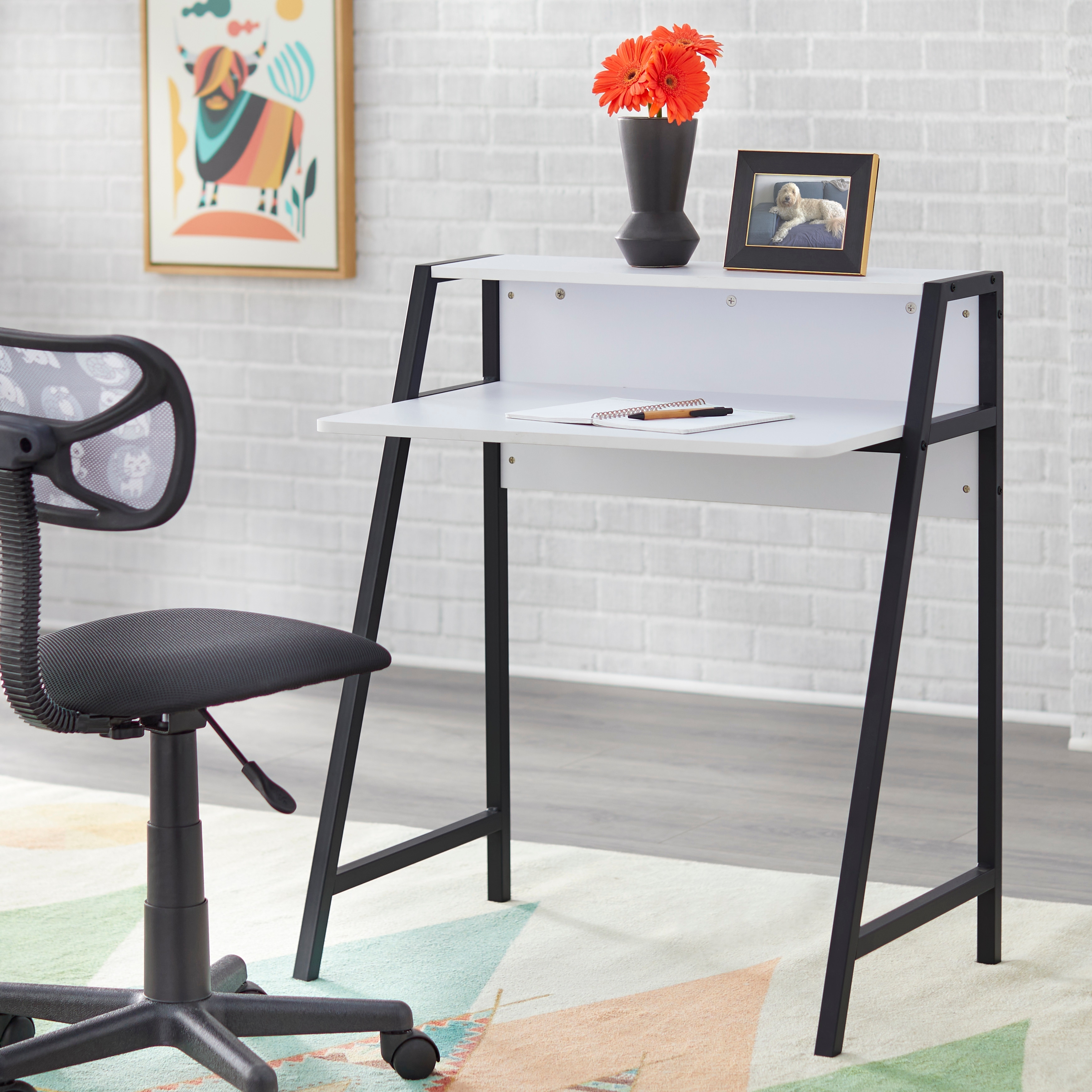 Black childrens desk cheap