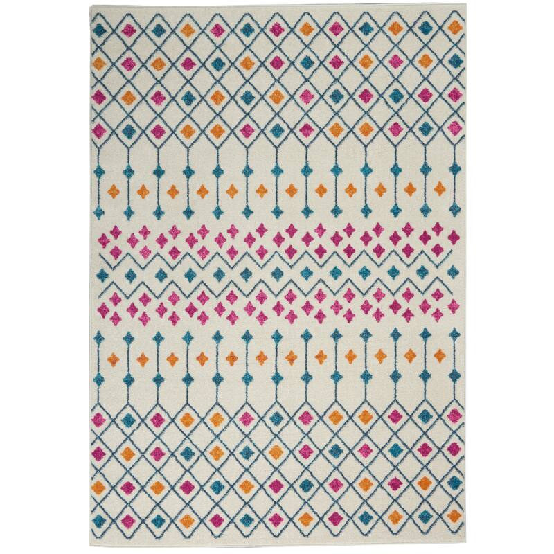 Nourison Passion Moroccan Geometric Diamond Area Rug