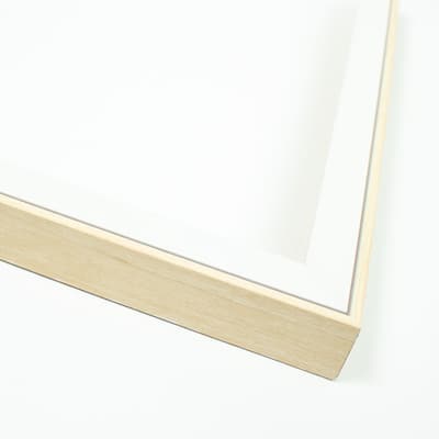 30x40 Frame Orange Solid Wood Picture Frame Width 1.25 Inches | Interior Frame Depth 0.5 Inches