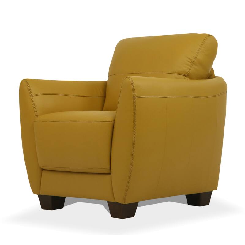 Francine Flared Armrest Accent Chair with Block Leg