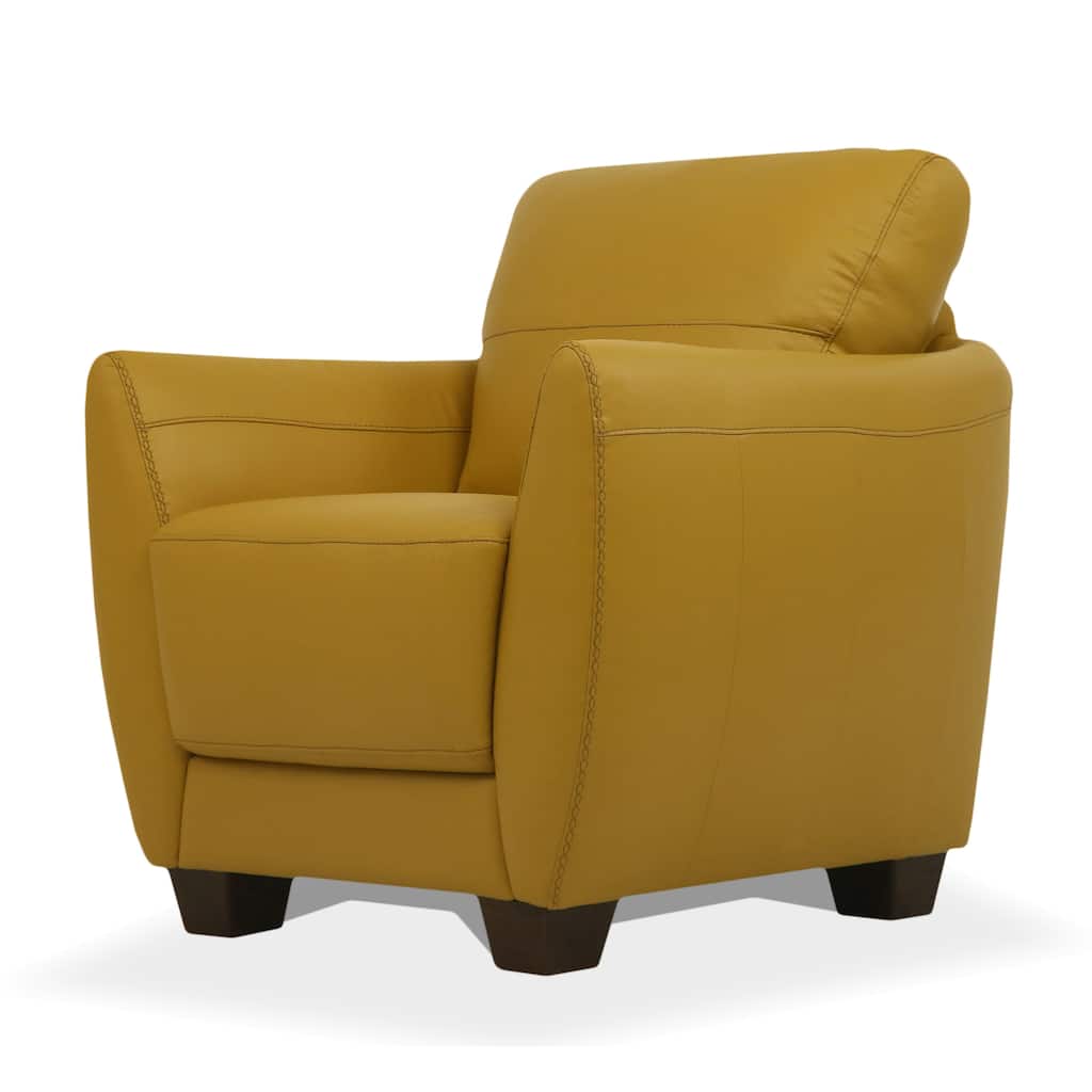 Francine Flared Armrest Accent Chair with Block Leg