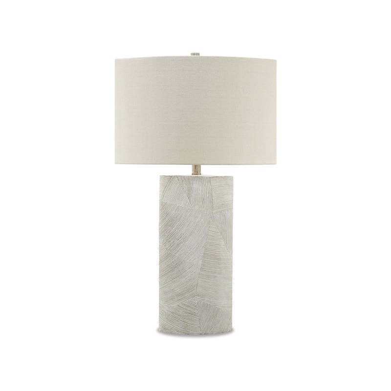 Bradard Ivory/Brown Table Lamp - 30.5 in