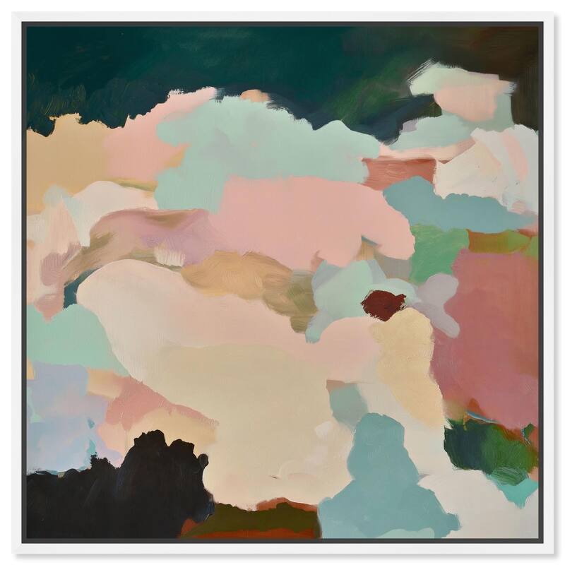 Brushed Beauty I Canvas by Art Remedy - White - 12" x 12"