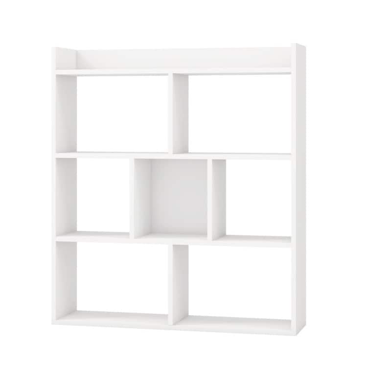 7 Cubes Open-Back Bookshelf with Anti-Toppling Devices - 31.5" x 8" x 35.5" (L x W x H)