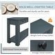 preview thumbnail 17 of 47, Merax Rustic Console Table with Storage Drawers and Bottom Shelf