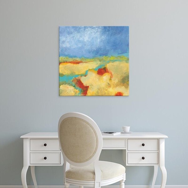 Easy Art Prints Jan Weiss's 'Meandering River' Premium Canvas Art