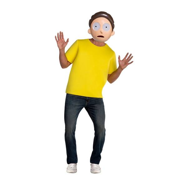 Adult Rick And Morty Smith Costume Overstock 23582130 Morty smith is a 14 year old boy from the animated series 'rick and morty'. adult rick and morty smith costume