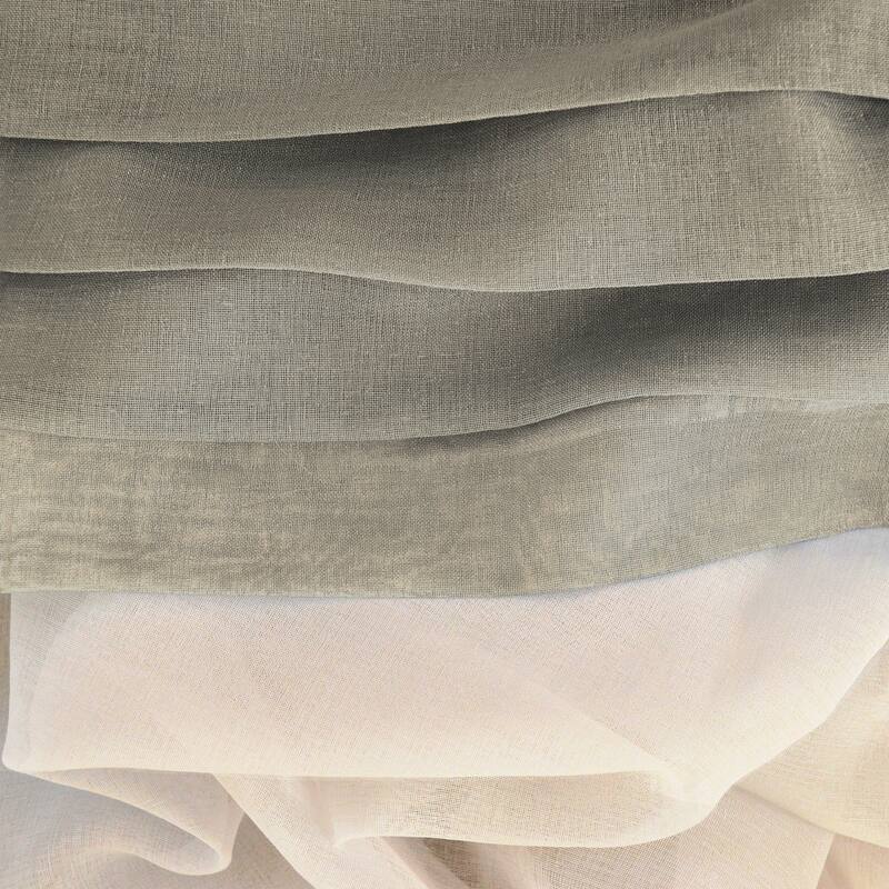 Geneva Elegant Sheer Grommet Curtain Panel