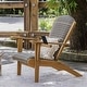 preview thumbnail 8 of 18, Cambridge Casual Auburn 2-piece Teak Patio Adirondack Chairs with Ottoman