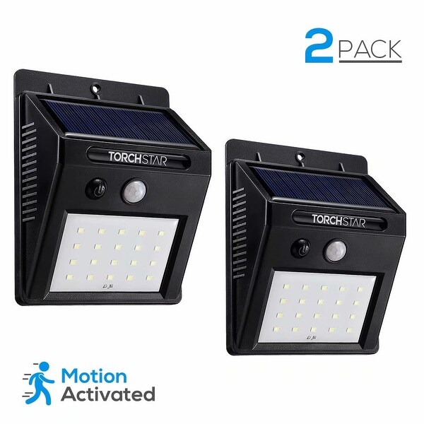 new Duracell exterior LED Solar Motion Sensor Activated Security Flood Light 