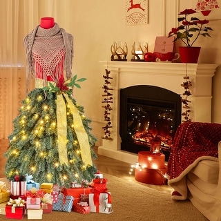 white christmas dresses Sequin Christmas Tree Dress- Champagne Medium