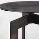 preview thumbnail 3 of 1, Uttermost Deltoid Gunmetal Accent Table - 17.5"W x 24"H x 17.5"D