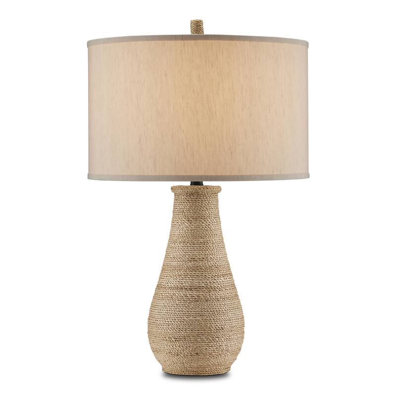 Currey & Company Joppa Rope Table Lamp - 28.5"h x 18"dia - 28.5"h x 18"dia - Natural