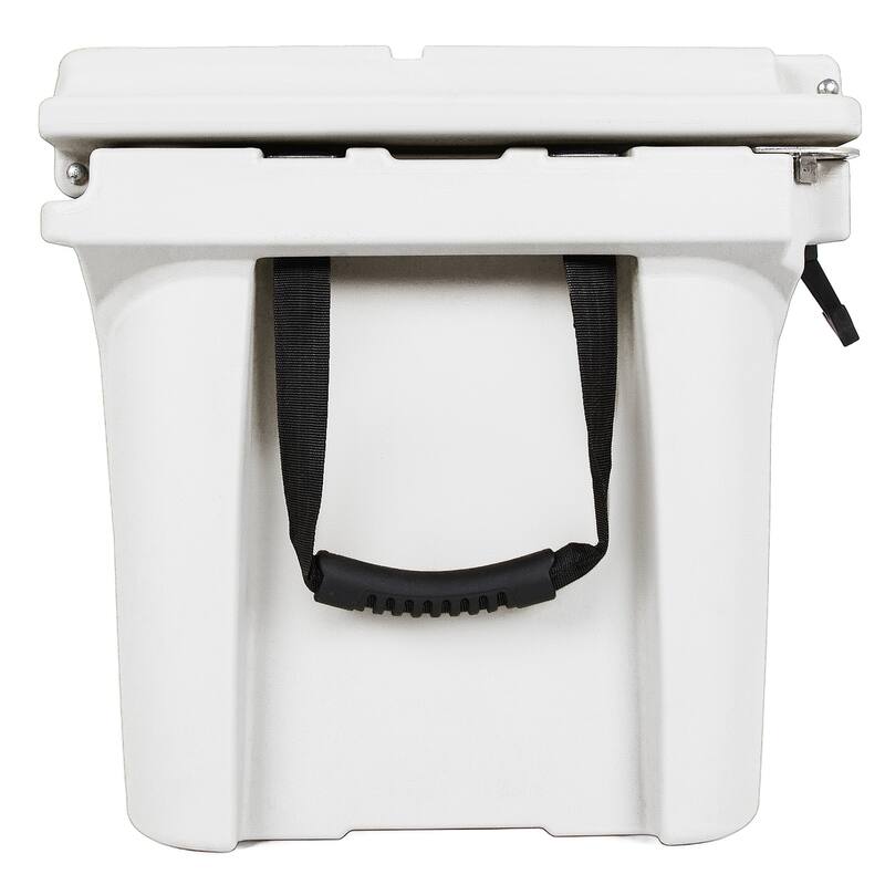 50 Quart Khaki Cooler, Ultra-Light Insulated Ice Chest - Heavy-Duty Hard Shell Cooler with 6-Day Ice Retention