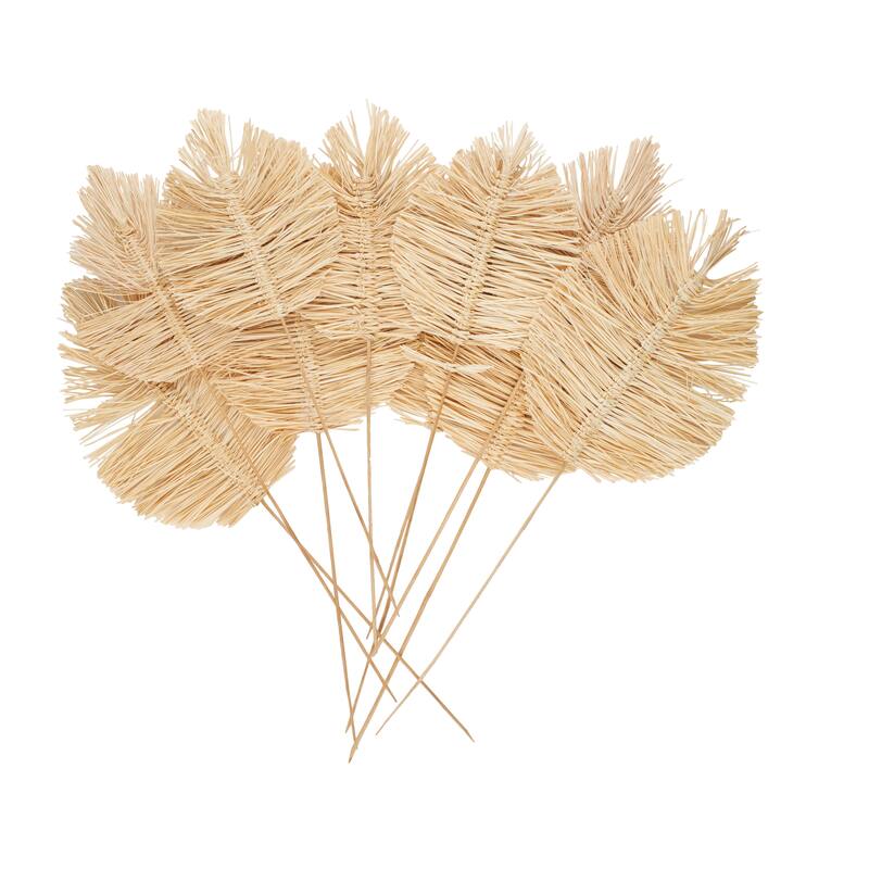 Dried Plant Tall Spear Home Decor Natural Foliage with Sharp Stems - Brown or Light Brown - Roche River Decor