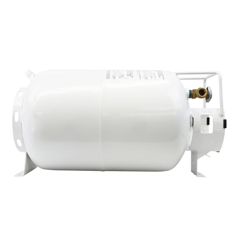 Flame King 30LB Horizontal Propane Cylinder Tank With Valve & Gauge