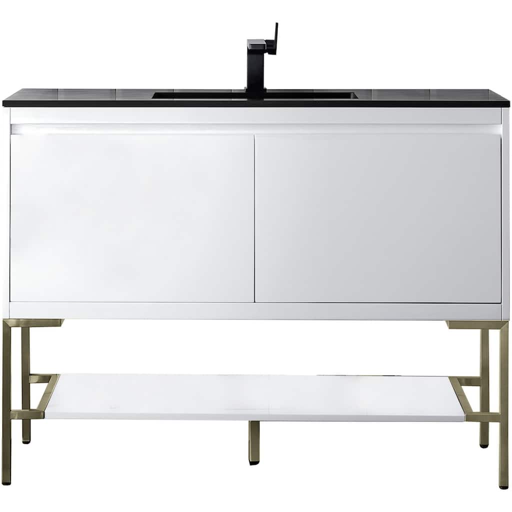 James Martin Vanities 805-V47.3-CB-CH Mantova 48" Single Basin Poplar
