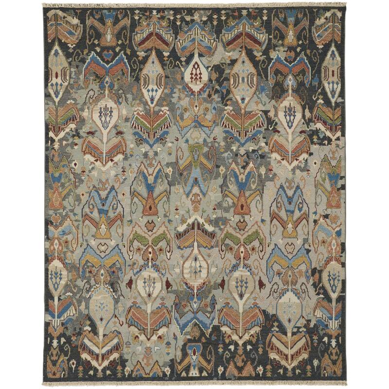 HomeRootsIkat Bohemian Rectangle Area Rug