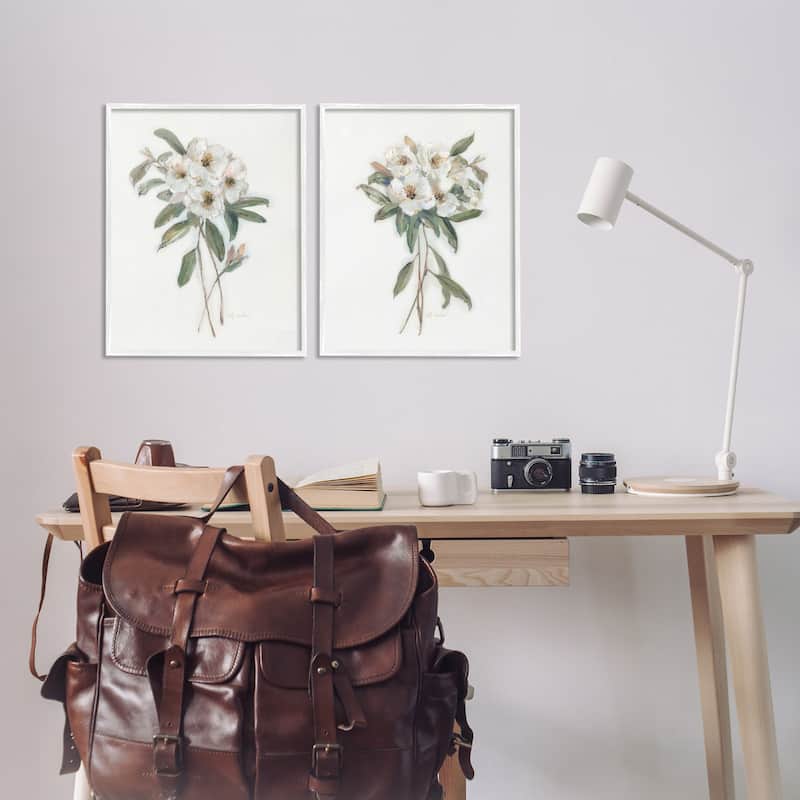Stupell Wild Spring Flower Bundles Framed Giclee Art Design By Sally Swatland (Set of 2)