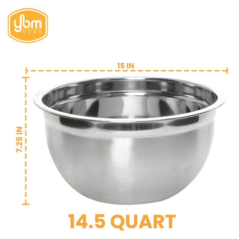 Deep Professional Stainless Steel Mixing Bowl