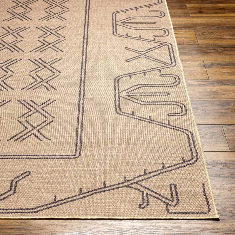 Sira Recycled Transitional Moroccan Washable Area Rug