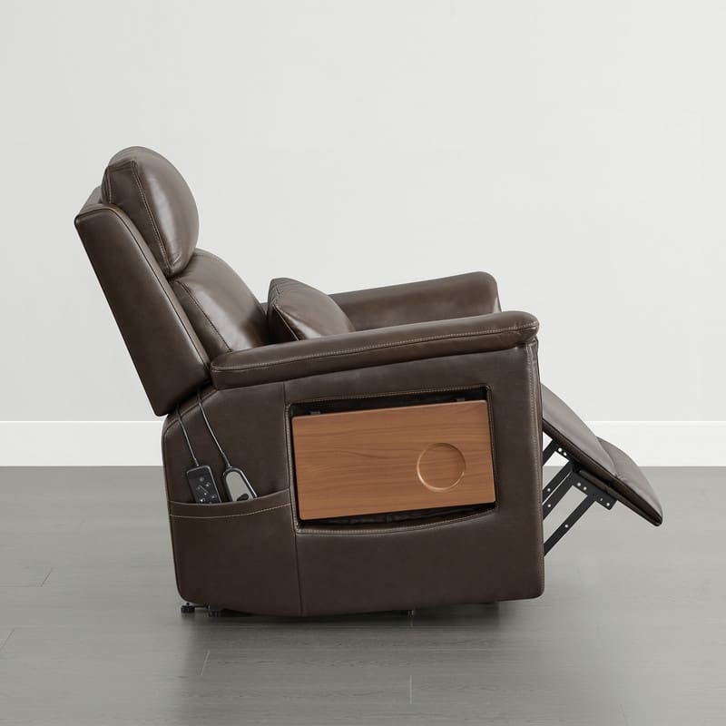 Spruce & Spring Power Lift Recliner Chair for Elderly with Foldable Tray Table and Massage