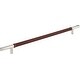 preview thumbnail 6 of 6, Atlas Homewares Zanzibar 11-5/16 Inch Center to Center Bar Pull Black / Polished Chrome