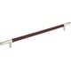 preview thumbnail 2 of 6, Atlas Homewares Zanzibar 11-5/16 Inch Center to Center Bar Pull White / Polished Chrome