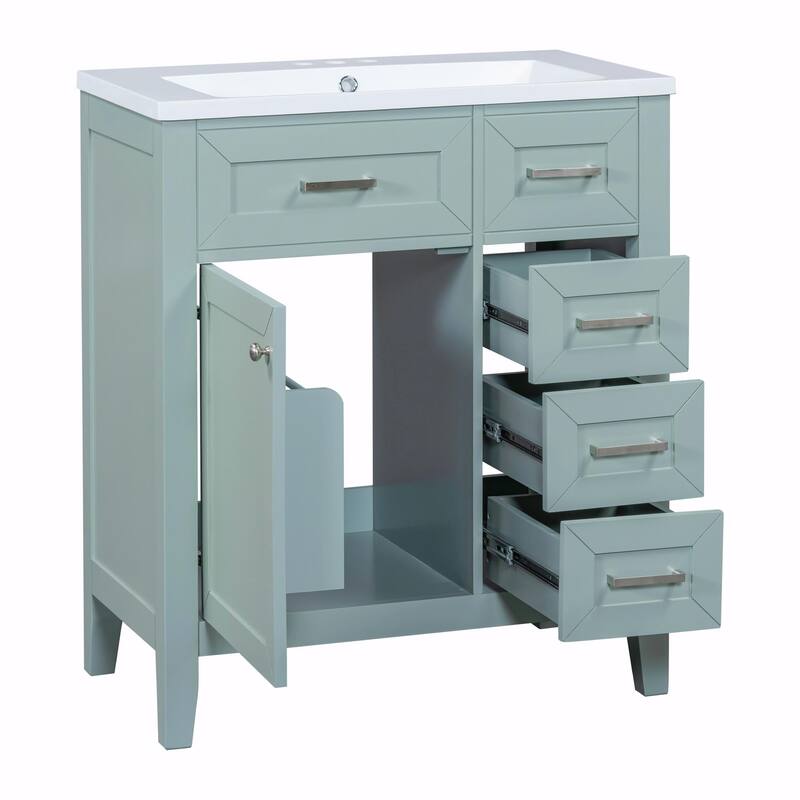 30" Bathroom Vanity with Sink Combo and Drawers