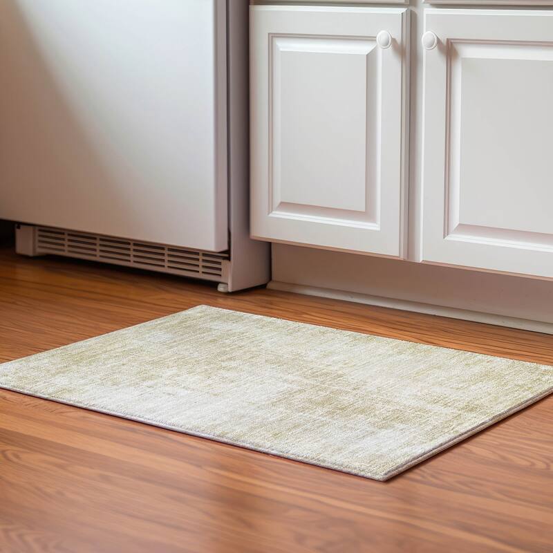 Premium Washable Super Soft Abstract Ombre Mayfield Rug - Beige - 1' 8" x 2' 6" - Rectangle