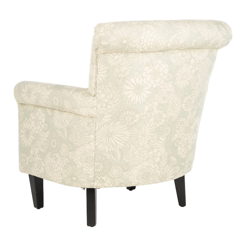 SAFAVIEH Gramercy Garden Motif Grey Club Chair - 29.8" x 32.8" x 32.4"