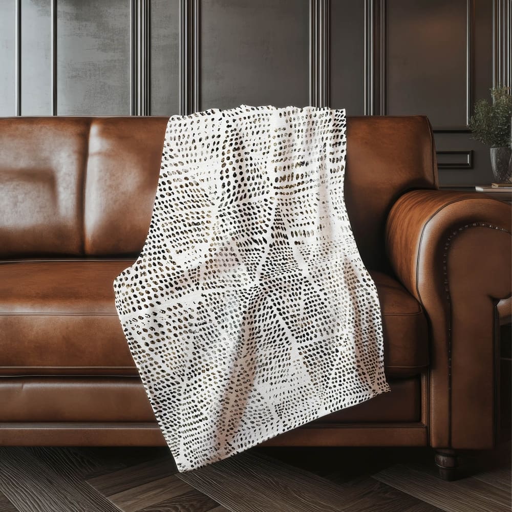 Premium Machine Washable Casual Diamond Sherpa Throw Blanket