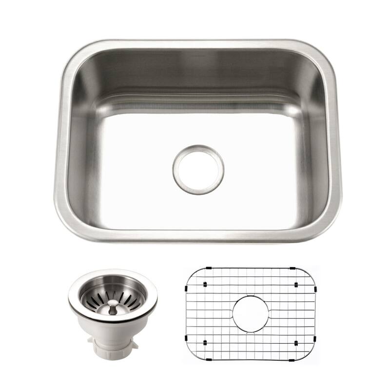 Houzer MS-2309-C Medallion Classic 23-3/16" Undermount Single Basin - Stainless Steel