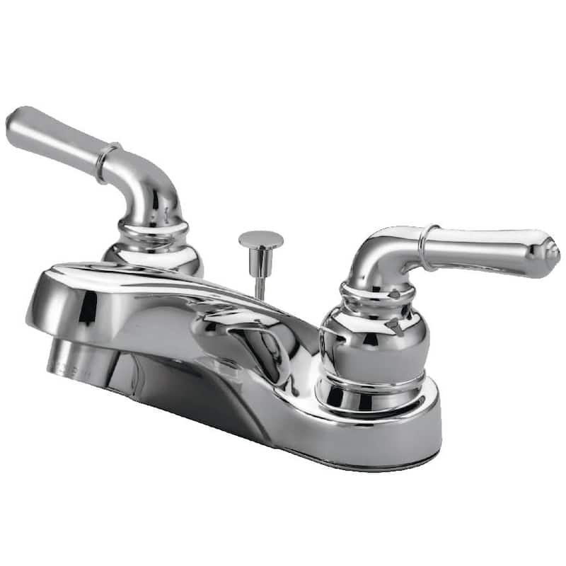 Kingston Brass Magellan Centerset Bathroom Faucet with Pop-Up Drain - Polished Chrome
