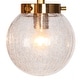 preview thumbnail 13 of 15, Bola Modern Gold 6-Light Globe Glass Wheel Chandelier for Dining Living Room - D 28" x H 18"