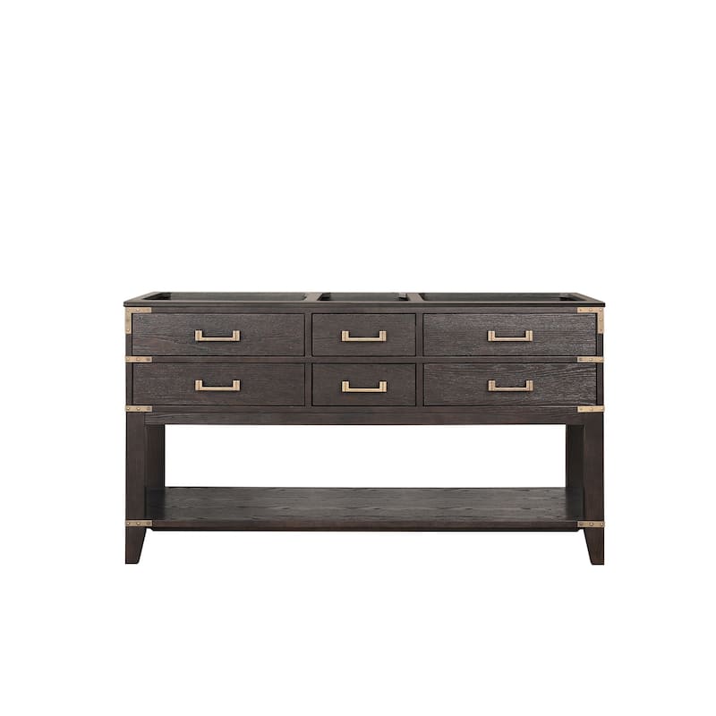 Norwalk Bath Vanity - 60 - Brown Oak