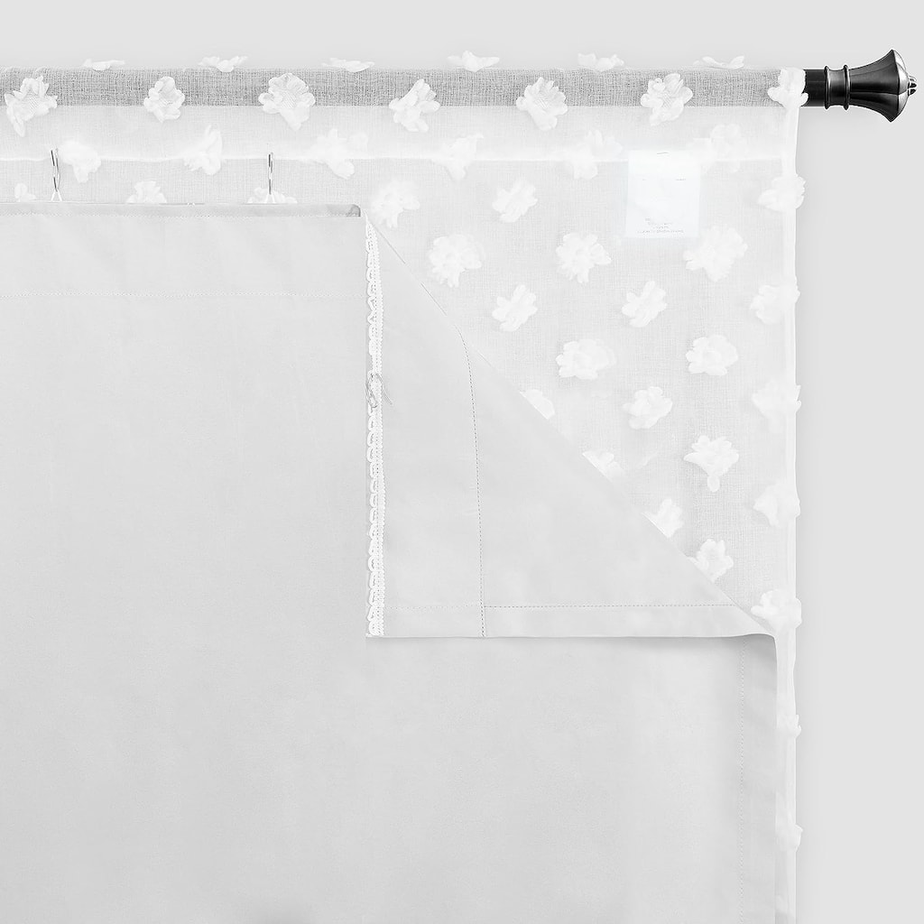 DriftAway White 100% Blackout Window Curtain Liner