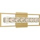 preview thumbnail 4 of 7, Dazzle Integrated LED Soft Gold Bath Light with CCT Switch