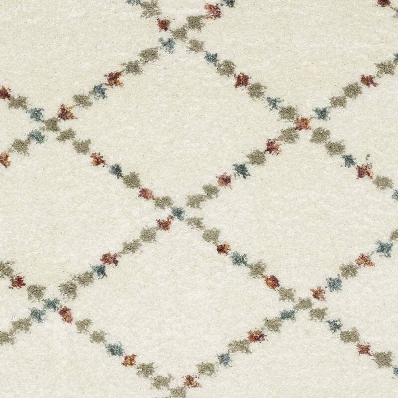 HomeRoots Diamond Casual Runner Area Rug