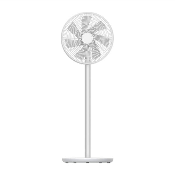 Shop Smartmi Standing Oscillating Pedestal Fan 2 2s Dc Motor Quiet Fans Built In Lithium Ion Battery Cordless 4 Power Setting Overstock 31813469