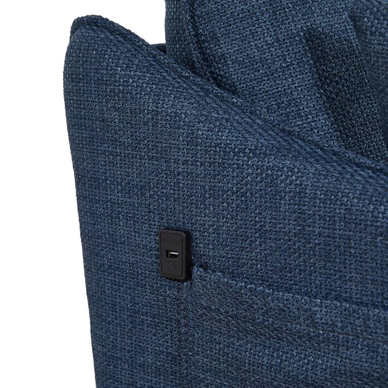 Upholstered Sofa with USB Charge Port & 2 Pillows