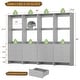 preview thumbnail 60 of 81, Cimly Closet System with Wood Drawers and Hanging Rods, Organizer Wardrobe for Walk-in and Reach-in Closet
