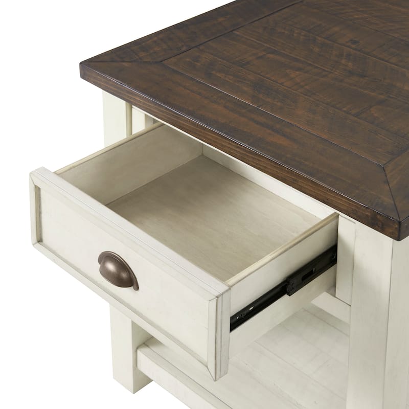 The Gray Barn Downington Solid Wood End Table
