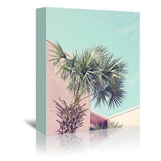 Americanflat - 8" x 10" Mid Mod Palm by The Gingham Owl Wrapped Canvas ...