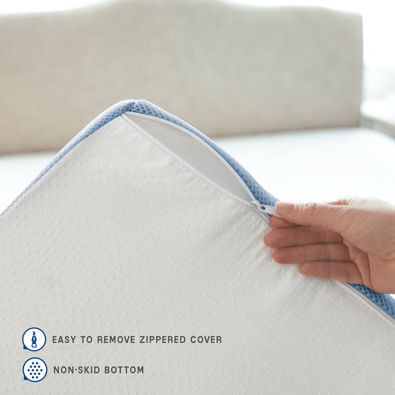 SensorPEDIC 4Inch Supreme Gel Cooling Transcend Memory Foam Bed Topper