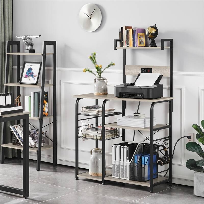 Yaheetech 55" Baker's Rack Free Standing Utility Storage Shelf